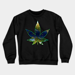 Earth Day 420 | Baked Planet |High on Earth Crewneck Sweatshirt